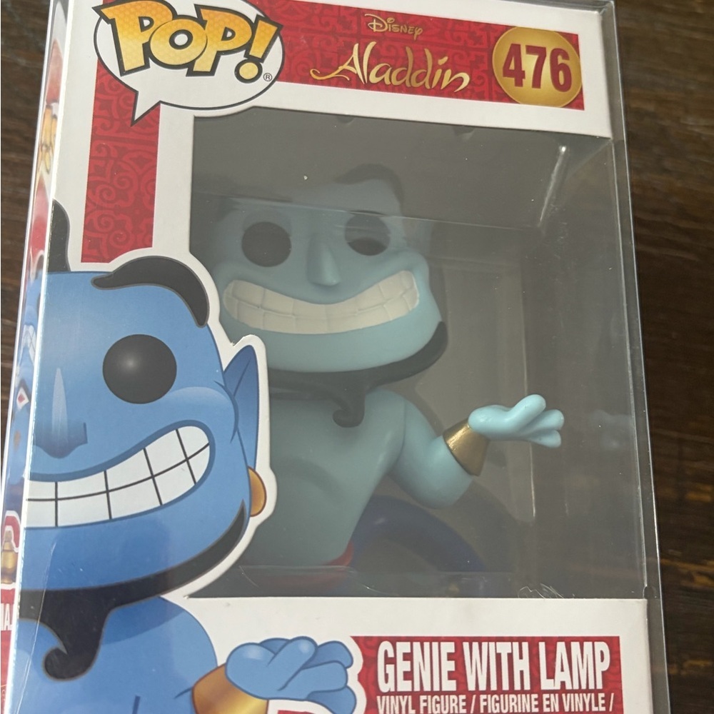 Funko Pop! Genie with Lamp - Blue and Gold Vinyl Figure